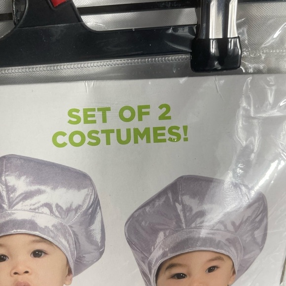 Salt and Pepper Halloween Costume Set 4pcs. Shaker Sweeties Infant 0-6 Months - Picture 3 of 7